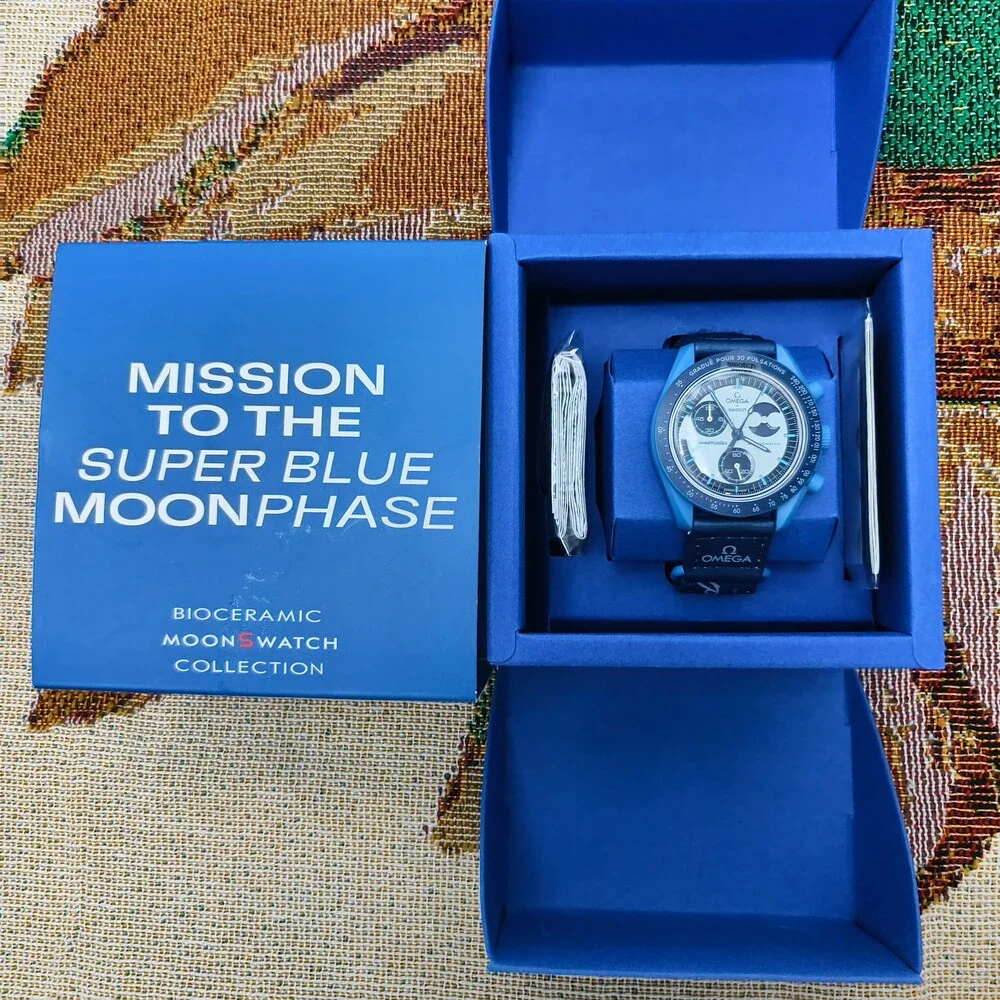 Swatch x Omega MISSION TO THE Super Blue Moonphase Watch